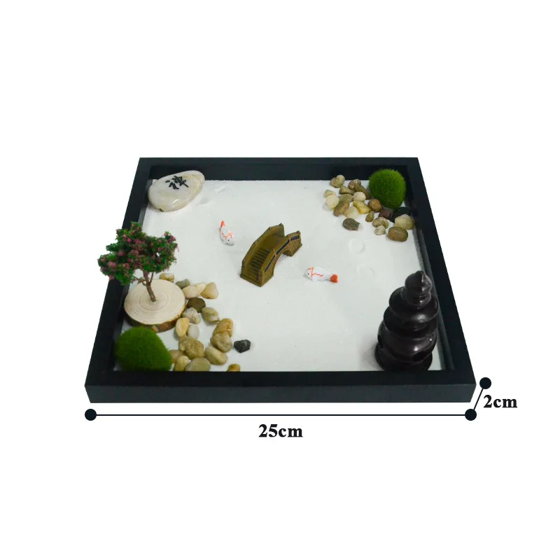 Garden Decoration Accessories Zen Courtyard Sand Table Small Bridge Water Micro Landscape Ornaments Garden Ornaments
Garden Decoration Accessories Zen Courtyard Sand Table Small Bridge Water Micro Landscape Ornaments Garden Ornaments