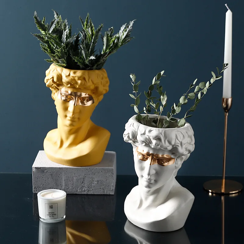 Head Succulents Plant Pot Planter Indoor Outdoor Resin Planter Cute Plants Flower Pot Flower Arrangement Home Decoration SAL99
Head Succulents Plant Pot Planter Indoor Outdoor Resin Planter Cute Plants Flower Pot Flower Arrangement Home Decoration SAL99