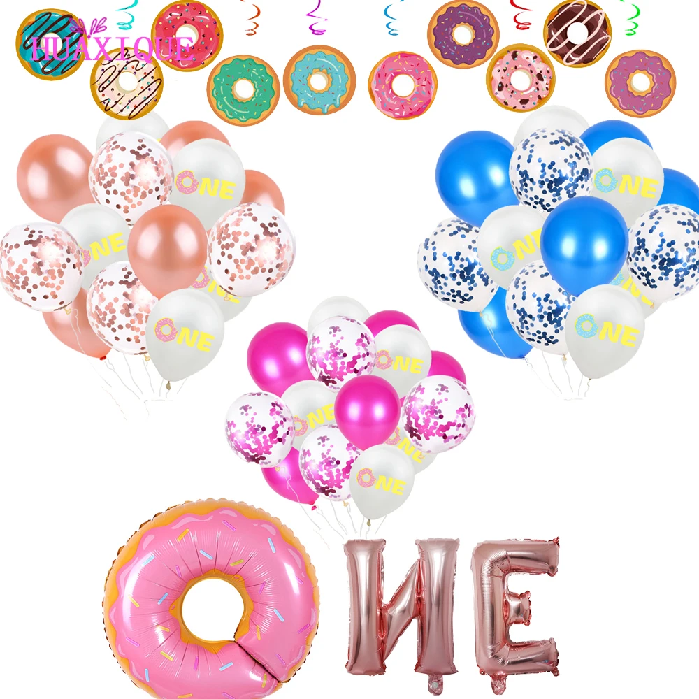 Baby Shower Donut Balloon Set Baby 1st Birthday Decorations Wedding Decor Latex Balloon Set Party Globe
Baby Shower Donut Balloon Set Baby 1st Birthday Decorations Wedding Decor Latex Balloon Set Party Globe