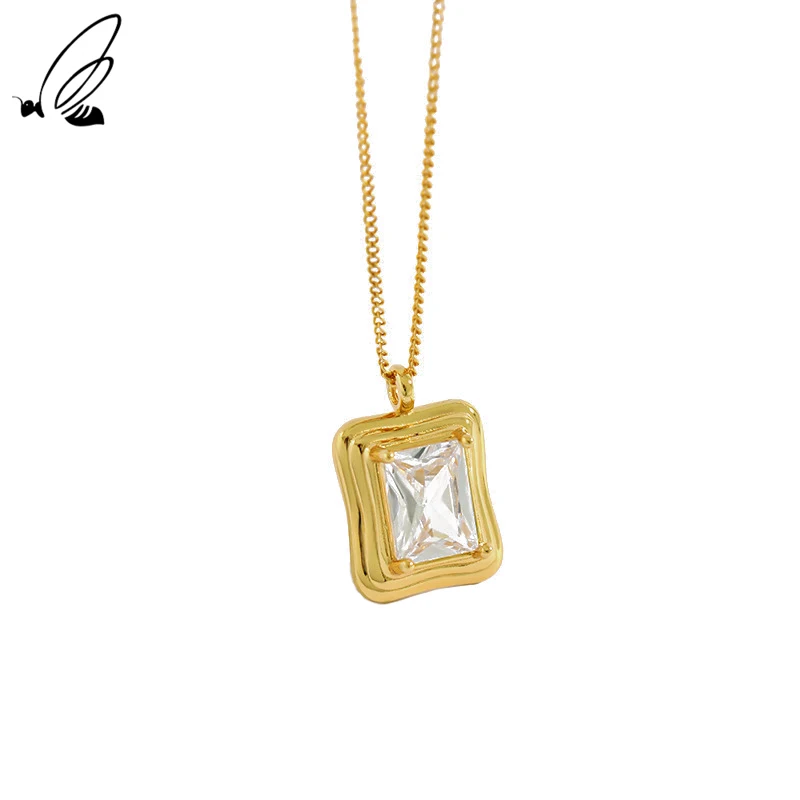 S'STEEL Sterling Silver 925 Simple Geometry Gift For Women Zircon Pendant Necklace Boho Accessories Steampunk Fine Jewellery
S'STEEL Sterling Silver 925 Simple Geometry Gift For Women Zircon Pendant Necklace Boho Accessories Steampunk Fine Jewellery