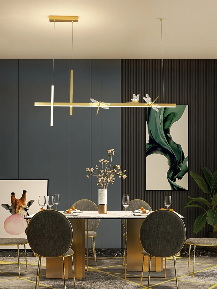Creative acrylic restaurant chandelier modern minimalist fashion bar hanging lamp Nordic LED strip dragonfly chandelier ceiling
Creative acrylic restaurant chandelier modern minimalist fashion bar hanging lamp Nordic LED strip dragonfly chandelier ceiling
