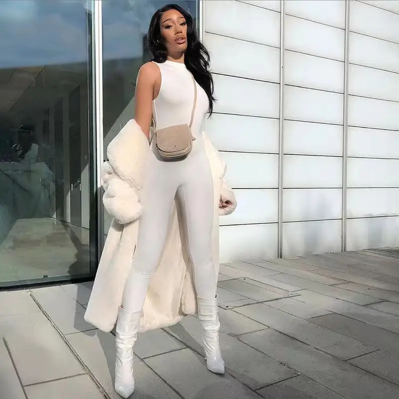 Jumpsuit Women Summer 2020 Casual O Neck Sleeveless Pencil Pants Body Sportswear Fitness Bodycon Rompers Womens Jumpsuit
Jumpsuit Women Summer 2020 Casual O Neck Sleeveless Pencil Pants Body Sportswear Fitness Bodycon Rompers Womens Jumpsuit