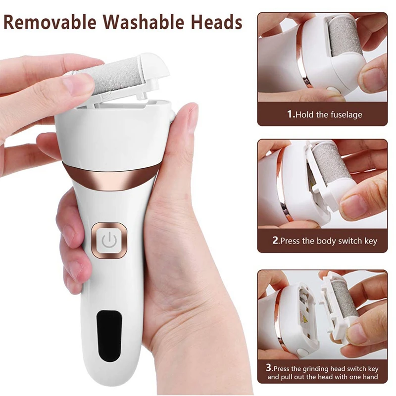 4 in 1 Women's Shaving Machines Portable Female Trimmer Foot File Callus Remover Rechargeable Epilator
4 in 1 Women's Shaving Machines Portable Female Trimmer Foot File Callus Remover Rechargeable Epilator