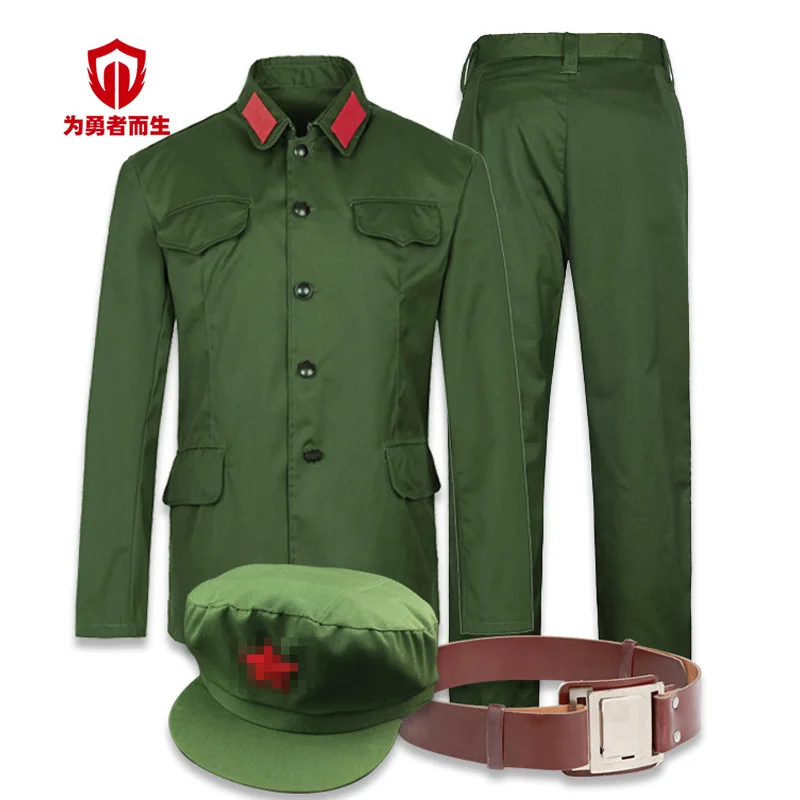 65Old-Fashioned Clothing Men's Army Green Authentic Suit Red Guard Nostalgic Performance Clothing Old Friend Party Clothing
65Old-Fashioned Clothing Men's Army Green Authentic Suit Red Guard Nostalgic Performance Clothing Old Friend Party Clothing