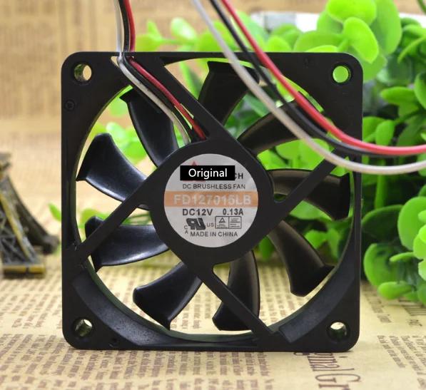 Оригинал 100% рабочий FD127015LB для y.s. Охлаждающий вентилятор сервера Tech 70 мм 7015 DC 12 В