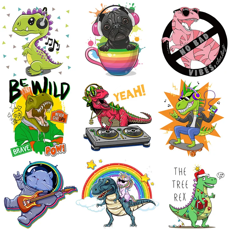 Cartoon Animal Patch Iron On Transfer For Clothing Thermo Sticker On Clothes Patches For T-Shirt Stripes Thermal Transfer Decor
Cartoon Animal Patch Iron On Transfer For Clothing Thermo Sticker On Clothes Patches For T-Shirt Stripes Thermal Transfer Decor