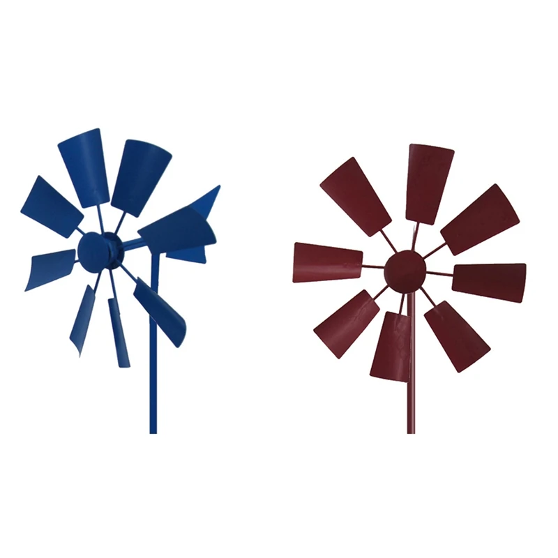 2Pc Wind Spinner Decorative Windmill Decorative Windmill Yard Plug-In Winnower Garden Wind Spinner Ornament-Red & Blue
2Pc Wind Spinner Decorative Windmill Decorative Windmill Yard Plug-In Winnower Garden Wind Spinner Ornament-Red & Blue