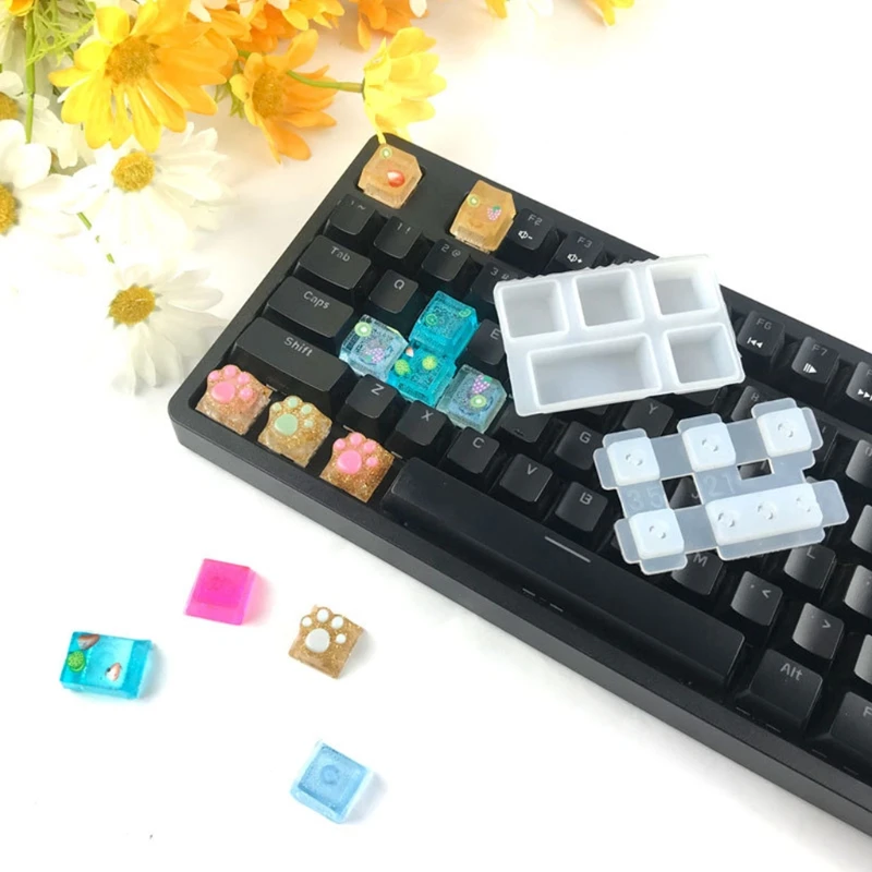 DIY Set Manual Mechanical Gaming Keyboard Key Caps Resin Clavier Silicon Mold Keycap Mold For Art Epoxy Handmade Craft
DIY Set Manual Mechanical Gaming Keyboard Key Caps Resin Clavier Silicon Mold Keycap Mold For Art Epoxy Handmade Craft