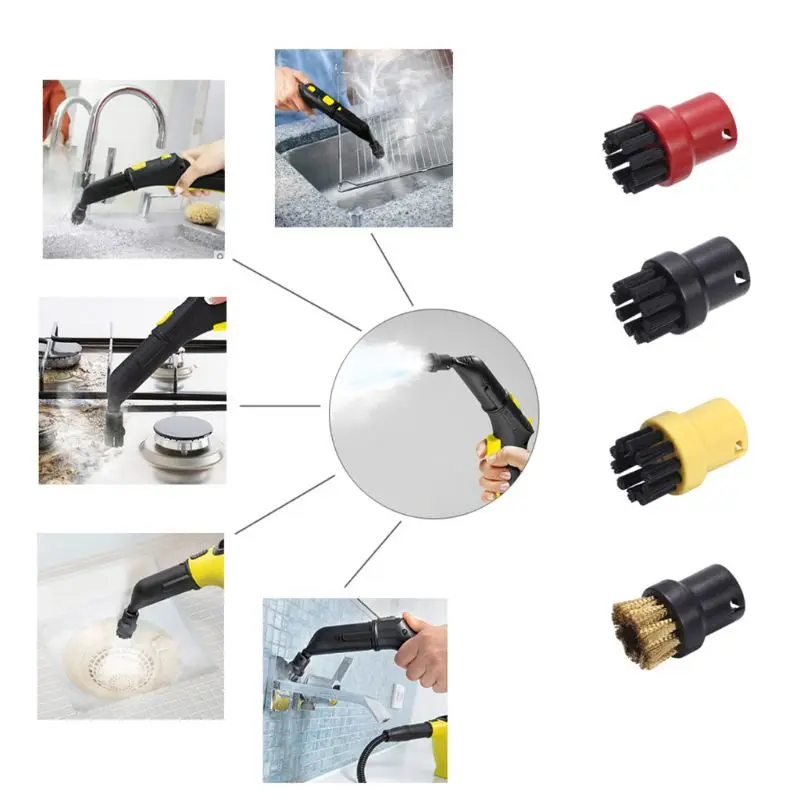 2 шт./компл. пара Чистящая Щетка малая круглые щетки для Karcher SC1 SC2 SC3 SC4 SC5 SC7 CTK10 дома