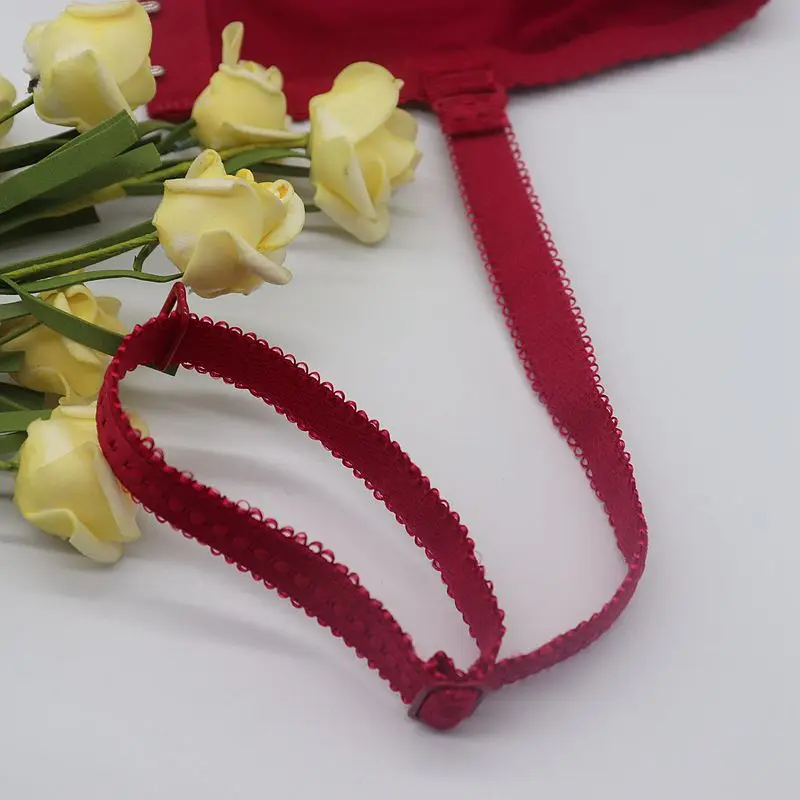 Trufeeling Women Sexy Satin Lace Bra Retro Geometry Non-Slip Shoulder Strap Lingerie Crop Top Underwire Bras 3/4 Cup 38-44C 
Trufeeling Women Sexy Satin Lace Bra Retro Geometry Non-Slip Shoulder Strap Lingerie Crop Top Underwire Bras 3/4 Cup 38-44C