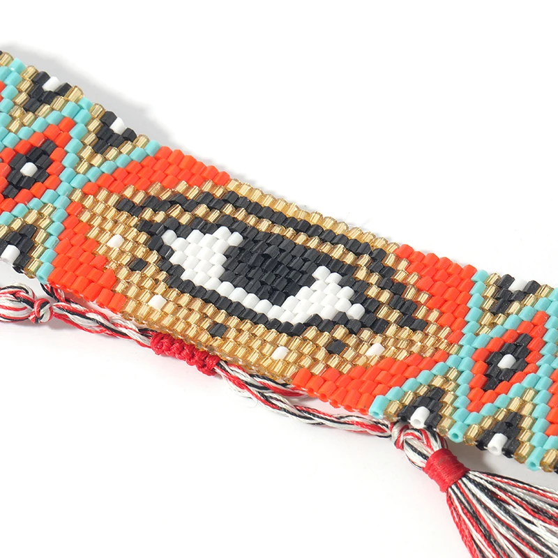 Rttooas Turkey Evil Eye Bracelet Bohemian Style Ladies Fashion Tassel Jewelry Bracelet Hand Woven Friendship Gift Wholesale
Rttooas Turkey Evil Eye Bracelet Bohemian Style Ladies Fashion Tassel Jewelry Bracelet Hand Woven Friendship Gift Wholesale