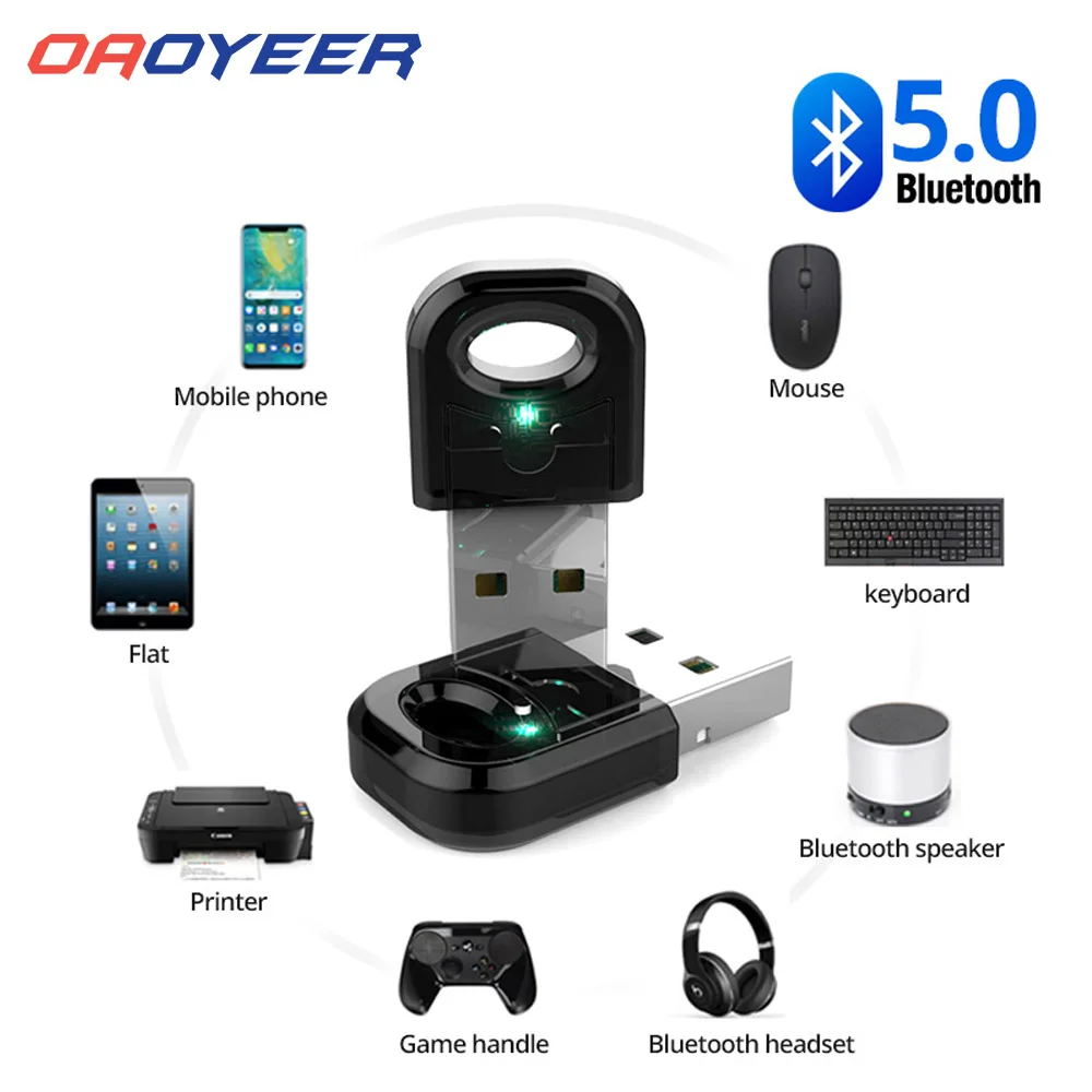 5.0 Bluetooth Adapter Usb Bluetooth Transmitter for Pc Computer Receptor Laptop Earphone Audio Printer Data Dongle Receiver
5.0 Bluetooth Adapter Usb Bluetooth Transmitter for Pc Computer Receptor Laptop Earphone Audio Printer Data Dongle Receiver