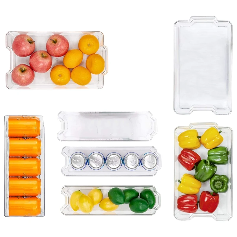 Fridge Organizer Bins, Refrigerator Pantry Organizers for Freezer and Pantry, Kitchen Cabinets
Fridge Organizer Bins, Refrigerator Pantry Organizers for Freezer and Pantry, Kitchen Cabinets