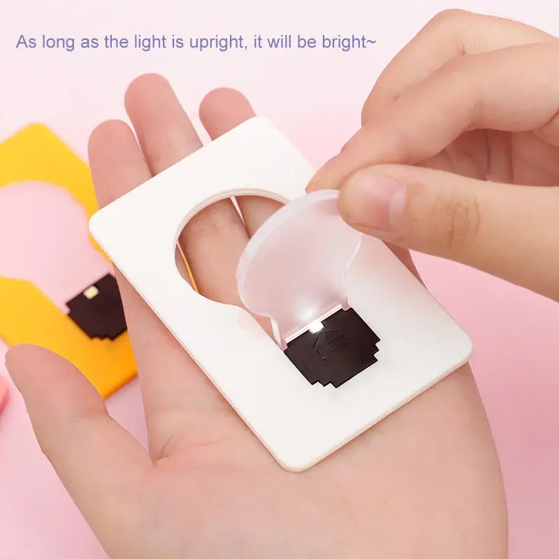 Mini Folded Lights Portable Pocket Card LED Night Light Torch Flashlight Lamp Creative Children Gift Decoration Lamp For Home
Mini Folded Lights Portable Pocket Card LED Night Light Torch Flashlight Lamp Creative Children Gift Decoration Lamp For Home