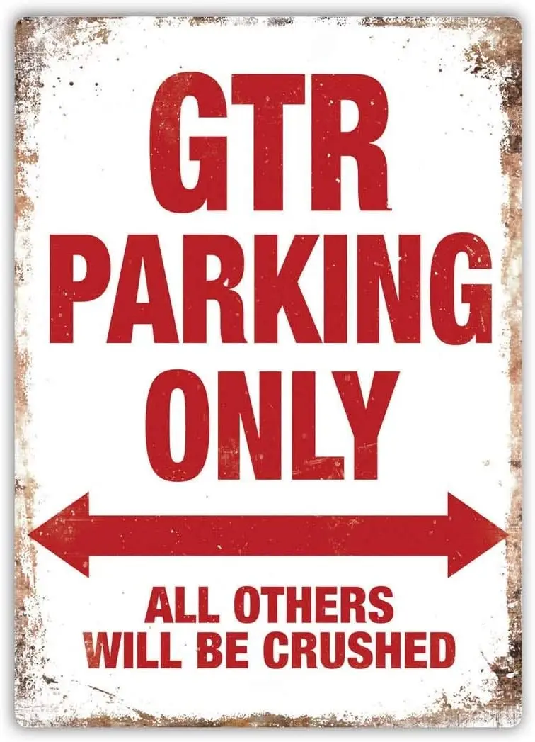 Metal Wall Sign GTR Parking Only,Vintage Aluminum Metal Signs Tin Plaque Wall Art Poster for Garage Man Cave Beer
Metal Wall Sign GTR Parking Only,Vintage Aluminum Metal Signs Tin Plaque Wall Art Poster for Garage Man Cave Beer