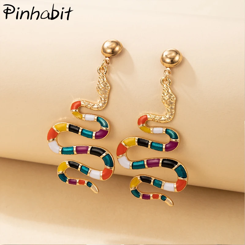 INS Snake Drop Earrings Yellow Blue White Orange Purple Color Long Animal Exaggerated Women Earrings Gifts For Friends
INS Snake Drop Earrings Yellow Blue White Orange Purple Color Long Animal Exaggerated Women Earrings Gifts For Friends