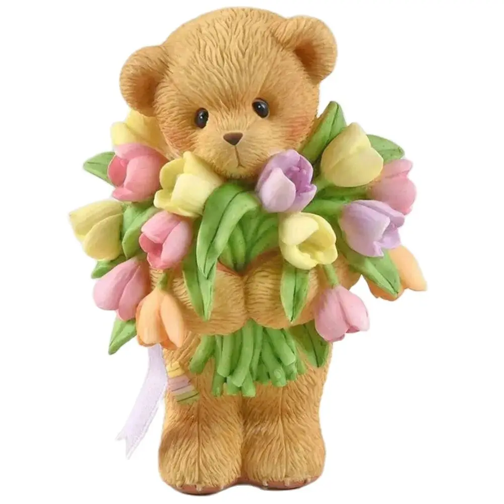 3D Bear holds tulips Silicone Mould DIY Handmade Candle Aromatherapy Plaster Resin Mold
3D Bear holds tulips Silicone Mould DIY Handmade Candle Aromatherapy Plaster Resin Mold