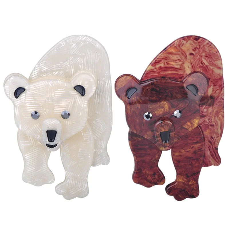 OI Cute Big Bear Shape Animal Brooch Natural Pattern Acrylic Jewelry Brooches Lady Kid Boy Party Gift Chest Ornament Accessories
OI Cute Big Bear Shape Animal Brooch Natural Pattern Acrylic Jewelry Brooches Lady Kid Boy Party Gift Chest Ornament Accessories