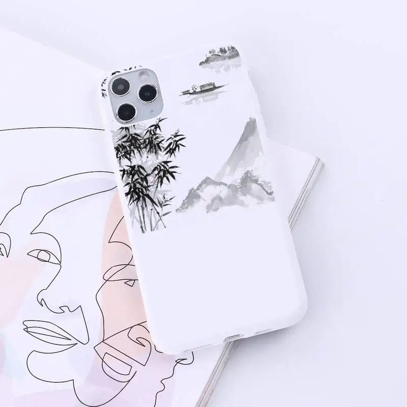 Chinese style ink painting art abstract Phone Case Candy Color for iPhone 6 7 8 11 12 s mini pro X XS XR MAX Plus
Chinese style ink painting art abstract Phone Case Candy Color for iPhone 6 7 8 11 12 s mini pro X XS XR MAX Plus