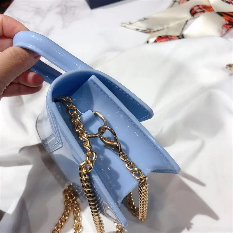 Girls Mini Handbag New Elegant Shoulder Messenger Portable Chain Bag Kids Girl PVC Jelly Bag Crossbody Small Coin Pouch Bag
Girls Mini Handbag New Elegant Shoulder Messenger Portable Chain Bag Kids Girl PVC Jelly Bag Crossbody Small Coin Pouch Bag