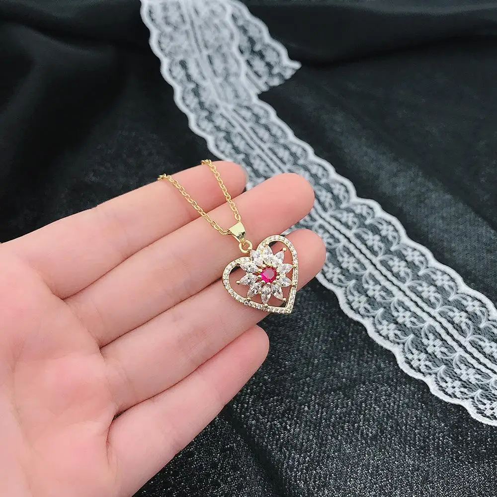 Женское Ожерелье в форме сердца HOYON жемчужное ожерелье с подвеской Pd990 18 К золото -