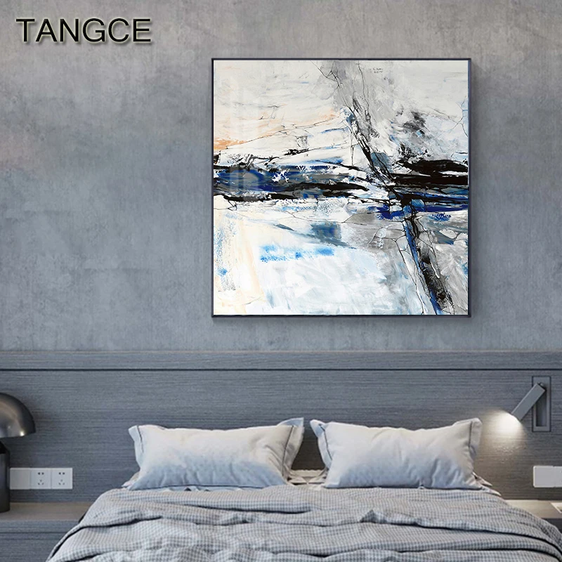 Abstract Blue White Black Canvas Painting Nordic Pigment Mess Poster Print Modern Home Decor Wall Art Pictures for Living Room
Abstract Blue White Black Canvas Painting Nordic Pigment Mess Poster Print Modern Home Decor Wall Art Pictures for Living Room