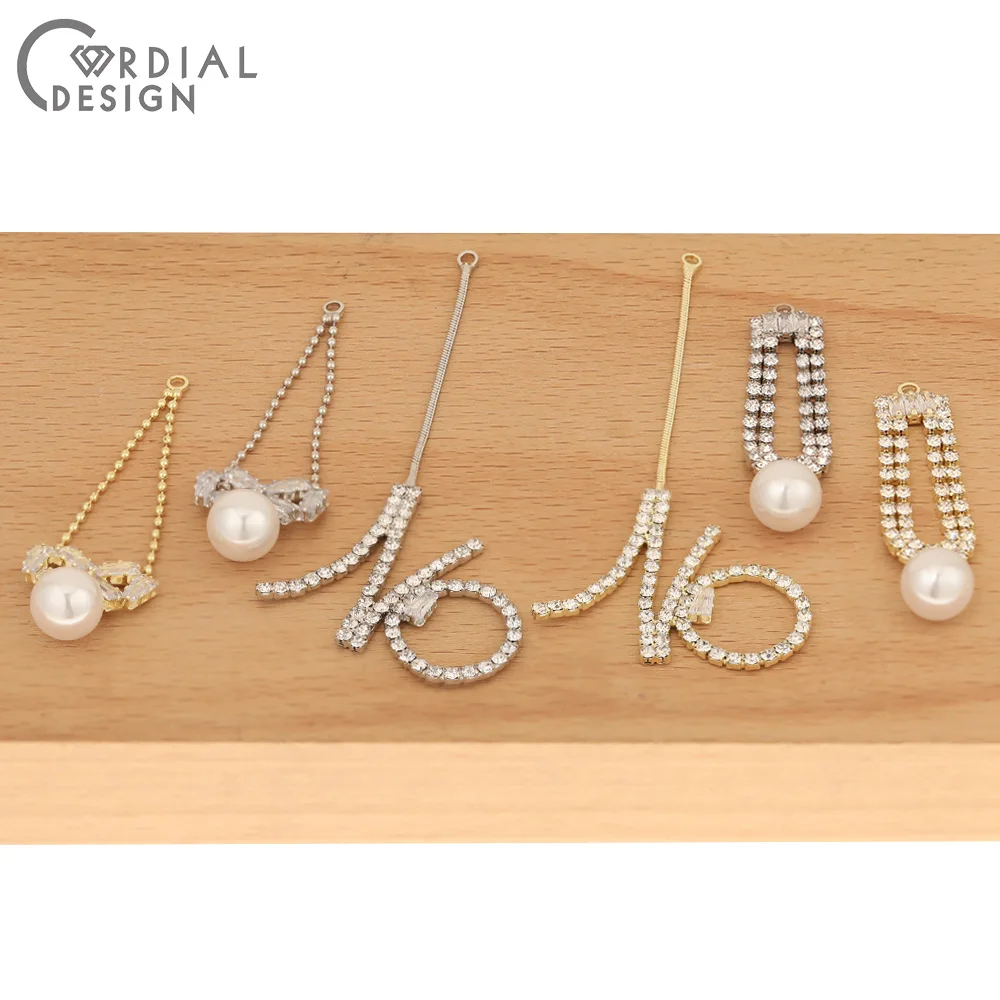 Cordial Design 50Pcs Jewelry Accessories/Hand Made/Jewelry Findings & Components/Claw Chain/DIY Making/Earring Pendant/CZ Charms
Cordial Design 50Pcs Jewelry Accessories/Hand Made/Jewelry Findings & Components/Claw Chain/DIY Making/Earring Pendant/CZ Charms