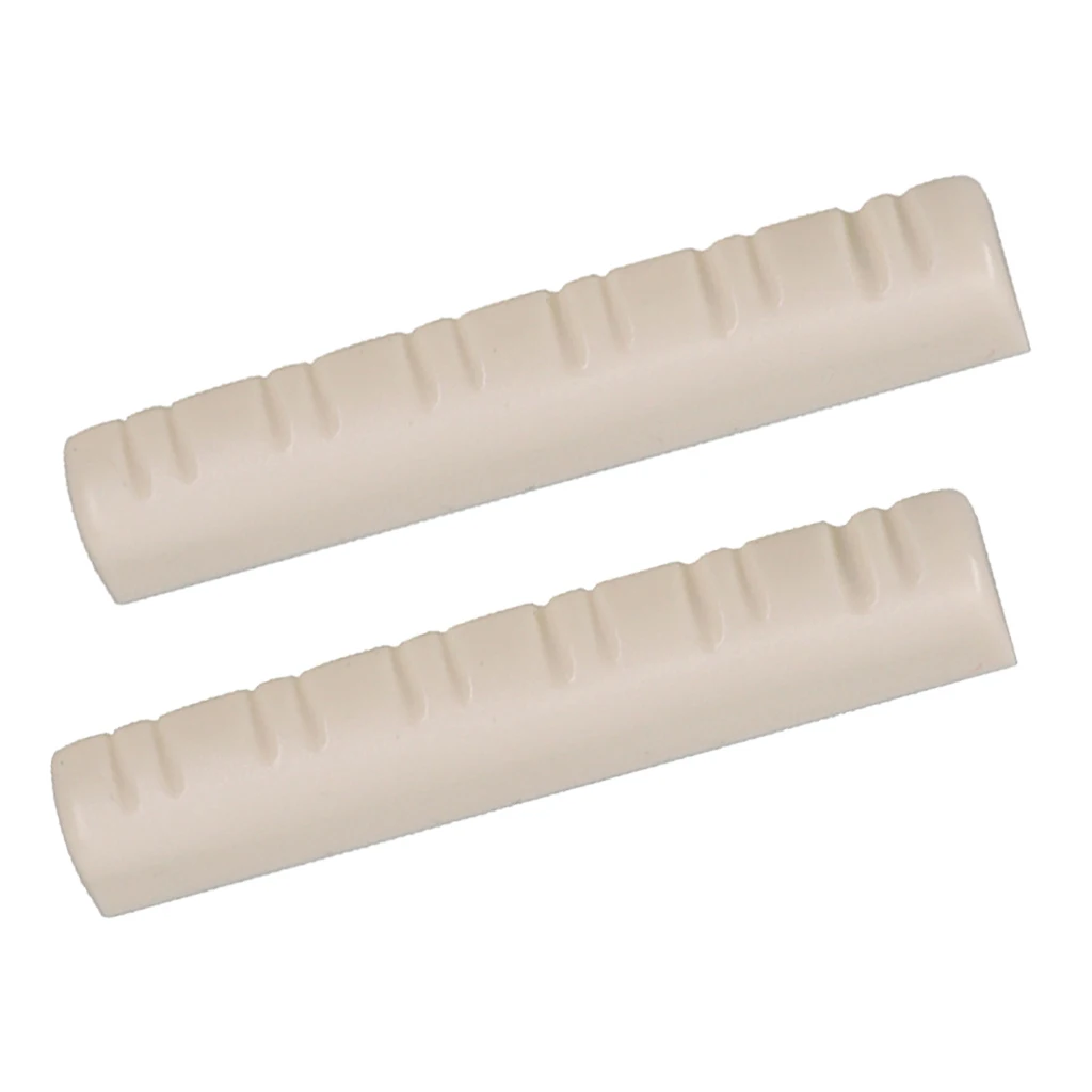 2 Pieces Slotted Guitar Nuts For 12 String Acoustic Guitar Bass Replacements 48 x 6 x 8-8.4mm
2 Pieces Slotted Guitar Nuts For 12 String Acoustic Guitar Bass Replacements 48 x 6 x 8-8.4mm