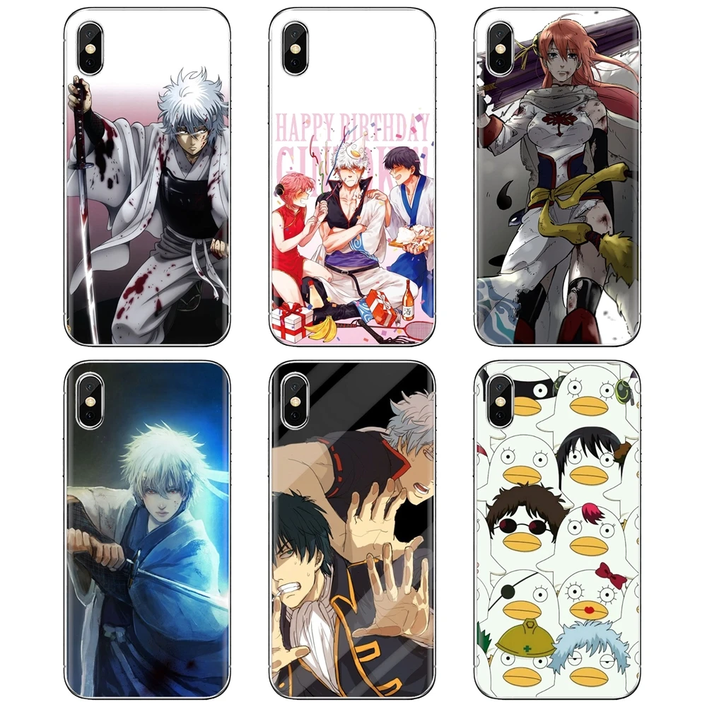 Японское аниме Gintama роскошный для Huawei Y6 Y5 2019 Xiaomi Redmi Note 4 5 6 7 8 Pro Mi A1 A2 A3 6X 5X 7A мягкий
