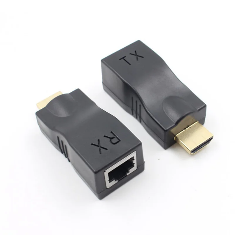 4K 3D HDMI 1 4 30M удлинитель для RJ45 по Cat 5e/6 сетевой LAN Ethernet адаптер | Электроника