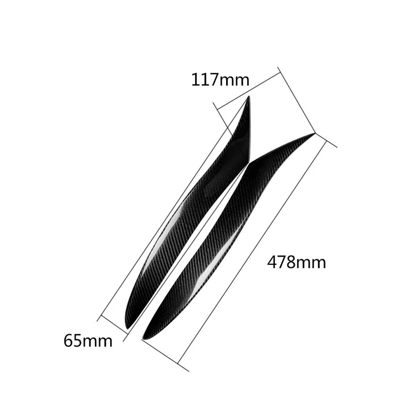 2PCS Car Carbon Fiber Headlight Eyebrow Eyelids Trim Cover Sticker for Mazda RX8 RX-8 2009-2012
2PCS Car Carbon Fiber Headlight Eyebrow Eyelids Trim Cover Sticker for Mazda RX8 RX-8 2009-2012