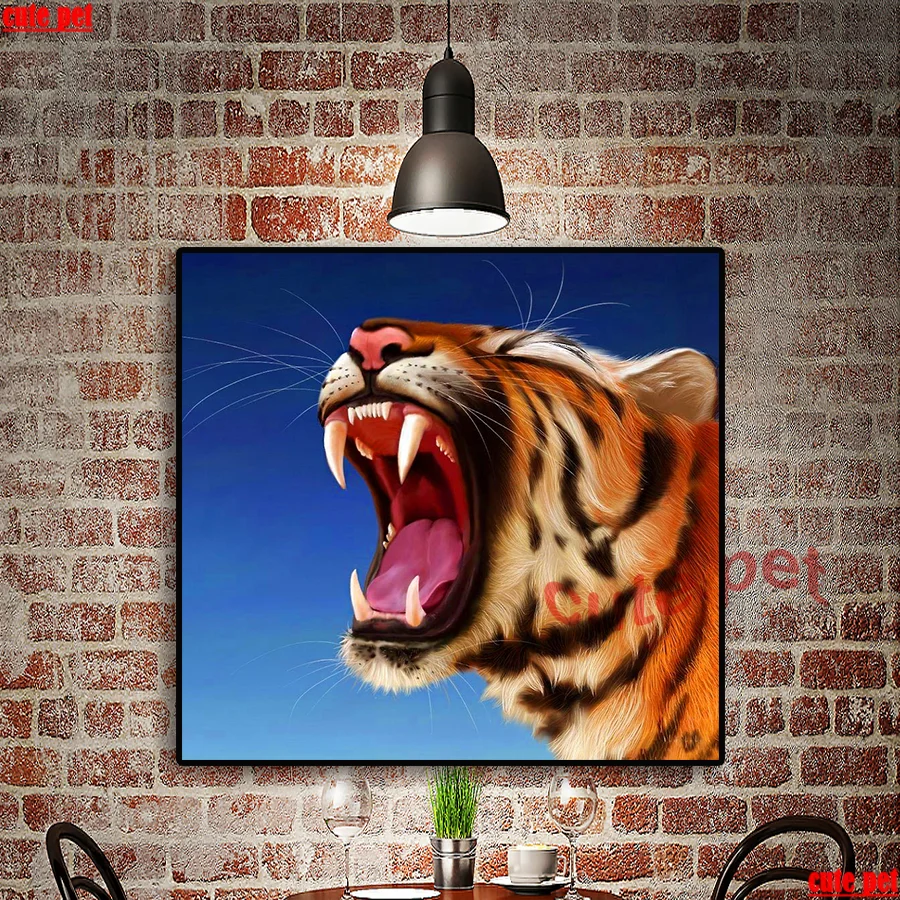 5D Diamond Painting Animal tiger Diamond Embroidery pattern Cross Stitch Rubik's Cube DIY Mosaic rhinestone pictures Decoration
5D Diamond Painting Animal tiger Diamond Embroidery pattern Cross Stitch Rubik's Cube DIY Mosaic rhinestone pictures Decoration