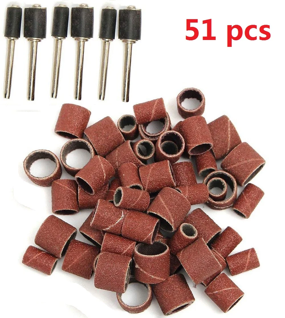 51pcs Sanding Drum Band Mandrel Sanding Drum Set 1/2in 3/8in 1/4in 120 Grit Abrasive Disc Mandrels Sanding Band Rotary Tool
51pcs Sanding Drum Band Mandrel Sanding Drum Set 1/2in 3/8in 1/4in 120 Grit Abrasive Disc Mandrels Sanding Band Rotary Tool