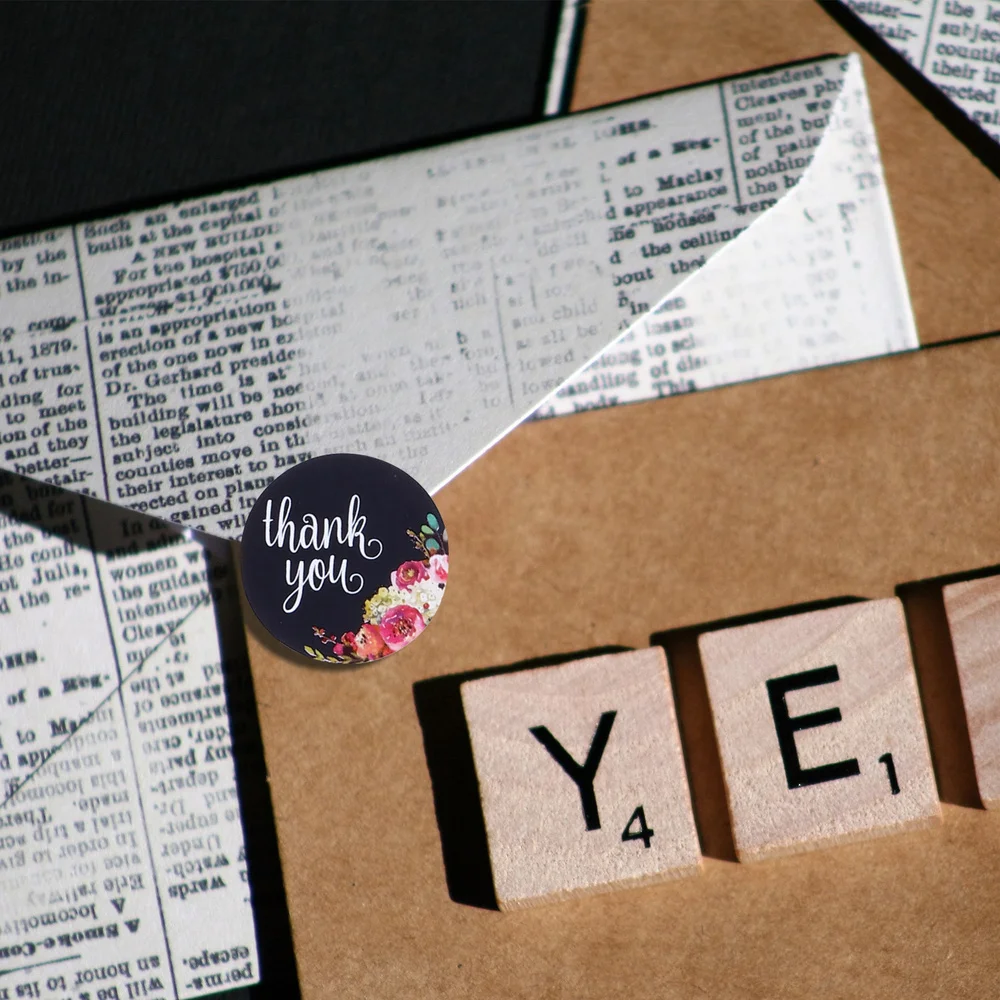 4 Rolls Floral Thank You Labels Stickers Wedding Sealing Stickers Decoration
4 Rolls Floral Thank You Labels Stickers Wedding Sealing Stickers Decoration