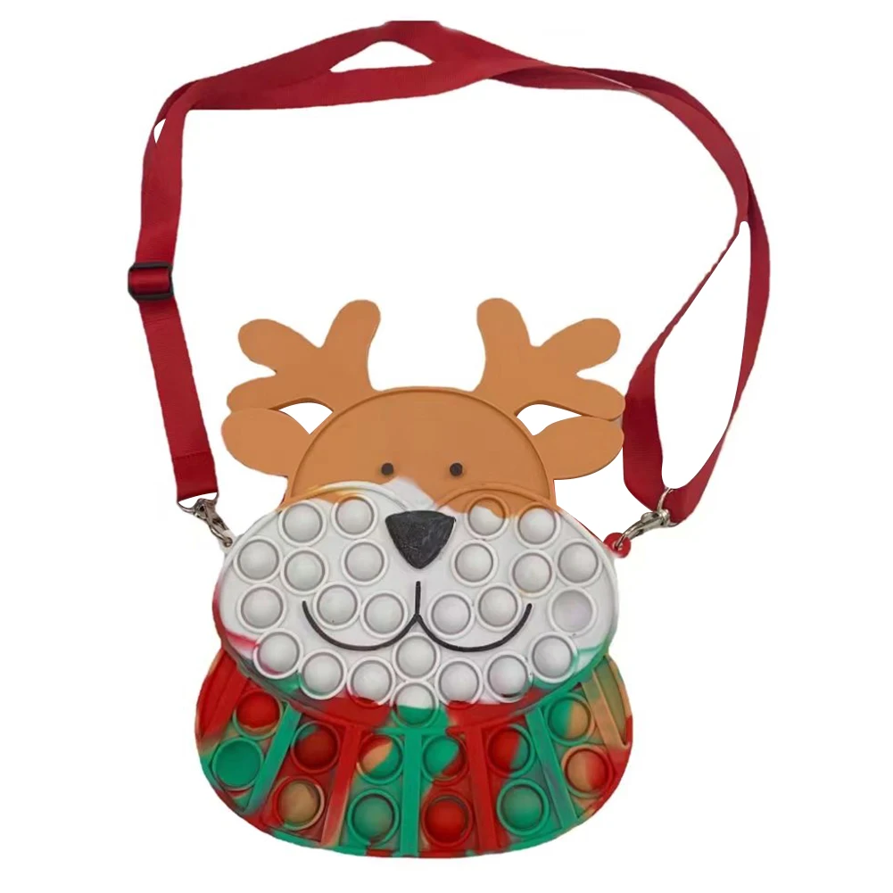 Fingertip Toys Sensory Toys Silicone Elk-shaped Shoulder Bag Push Bubble Toys Autism Decompression Children Adult Birthday Gifts
Fingertip Toys Sensory Toys Silicone Elk-shaped Shoulder Bag Push Bubble Toys Autism Decompression Children Adult Birthday Gifts