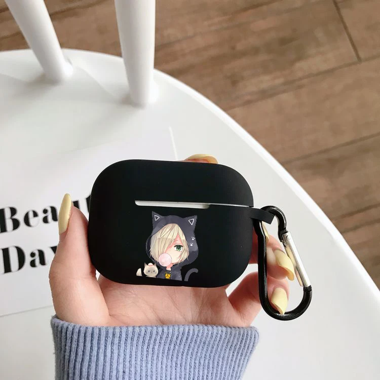 Earphone Case anime Yuri on ice Silicone Case For Airpods Pro Case Wireless Bluetooth for apple airpods pro Case Cover
Earphone Case anime Yuri on ice Silicone Case For Airpods Pro Case Wireless Bluetooth for apple airpods pro Case Cover