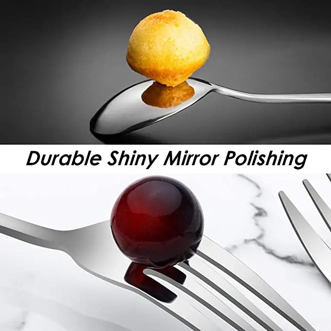 6Pcs Stainless Steel Spoon and Fork Sliver Dinnerware Spoon Tableware Fork Appliance Spoon Fork Dishwasher Safe Cutlery
6Pcs Stainless Steel Spoon and Fork Sliver Dinnerware Spoon Tableware Fork Appliance Spoon Fork Dishwasher Safe Cutlery