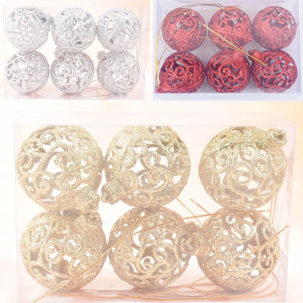 1Box Christmas Tree Decoration Balls Plastic Glitter DIY Christmas Balls Baubles 6cm Xmas Tree Ornament Christmas Decor
1Box Christmas Tree Decoration Balls Plastic Glitter DIY Christmas Balls Baubles 6cm Xmas Tree Ornament Christmas Decor