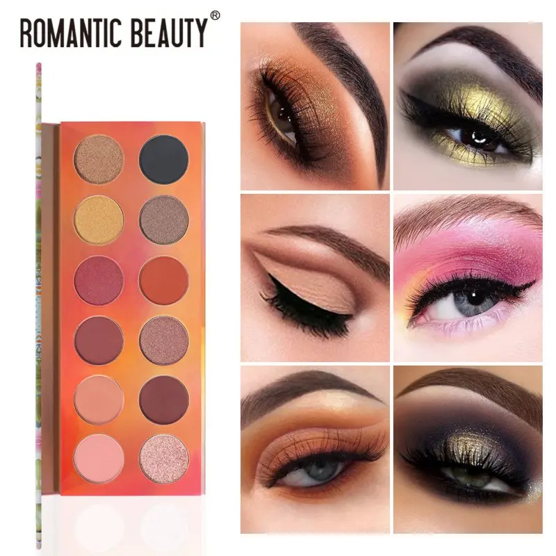 18g Shimmer Matte Long Lasting Eyeshadow Palette 12 Shades Portable Pressed Powder Eye Shadow Gift Long Lasting EyeShadow Plate
18g Shimmer Matte Long Lasting Eyeshadow Palette 12 Shades Portable Pressed Powder Eye Shadow Gift Long Lasting EyeShadow Plate