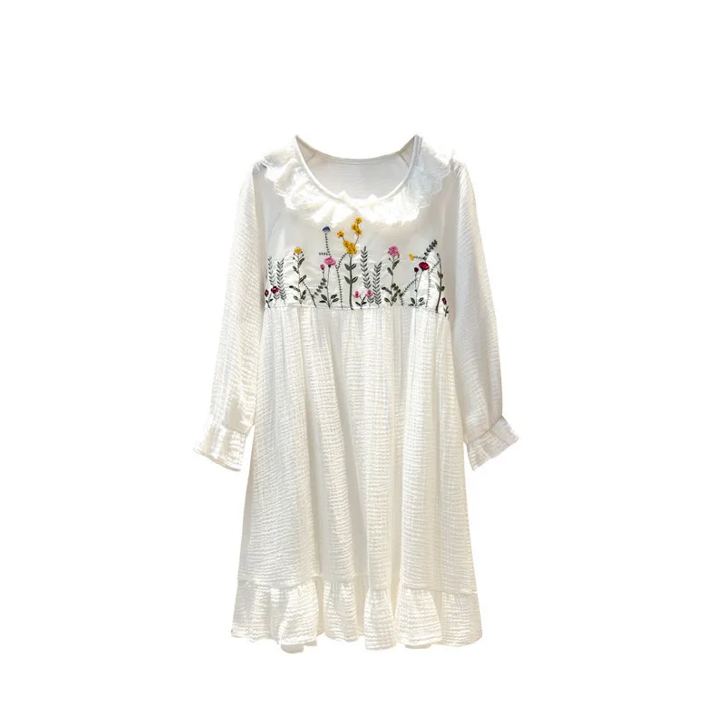 Girls Princess Night Gown Cotton Kids Spring Autumn Long-Sleeved Nightdress Girls Pajamas Children's Nightgown
Girls Princess Night Gown Cotton Kids Spring Autumn Long-Sleeved Nightdress Girls Pajamas Children's Nightgown