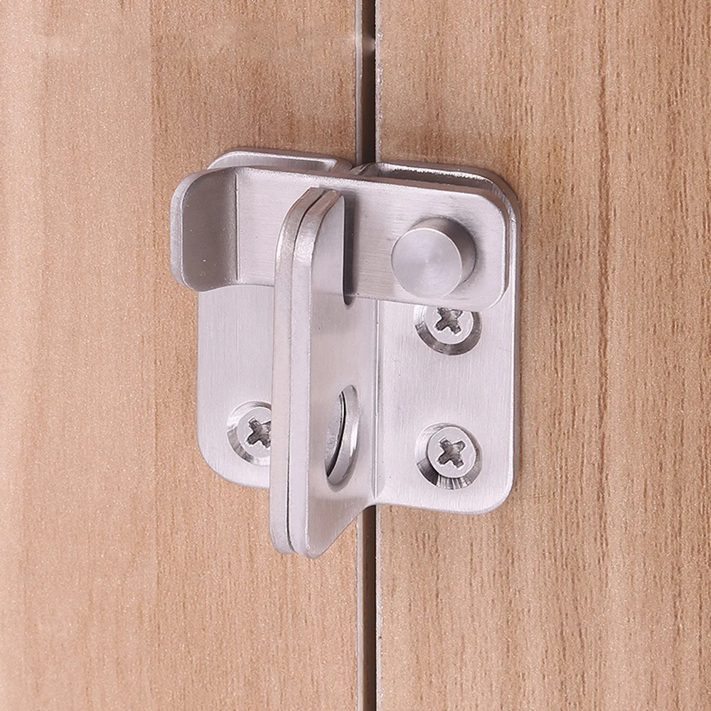 Stainless Steel Safety Door Bolts Latches Anti-Theft Lock Buckle Thickened Stainless Steel Bedroom Door and Window - Left
Stainless Steel Safety Door Bolts Latches Anti-Theft Lock Buckle Thickened Stainless Steel Bedroom Door and Window - Left