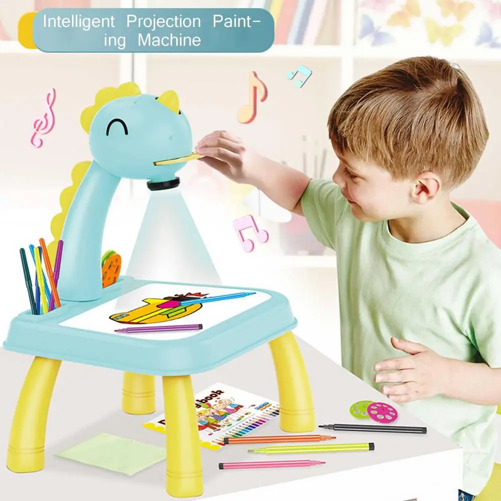 Baby Kids Projection Drawing Board Cartoon Art Drawing Table Desk Projector Toys Painting Board Educational Learning Gift
Baby Kids Projection Drawing Board Cartoon Art Drawing Table Desk Projector Toys Painting Board Educational Learning Gift