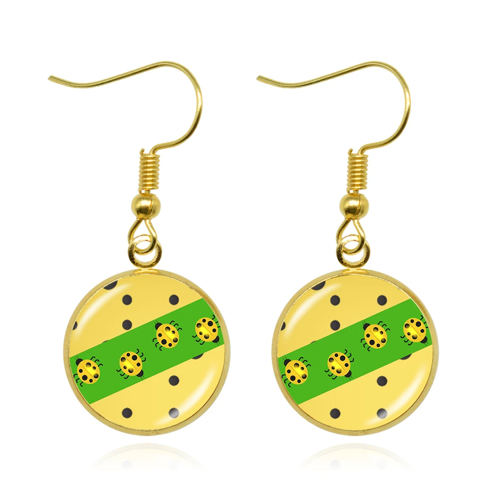 KARAIRIS 2020 Fashion Ladybugs Cabochon Glass Pendant Drop Earrings Handmade Jewelry Dome Art Glass Jewelry Finding
KARAIRIS 2020 Fashion Ladybugs Cabochon Glass Pendant Drop Earrings Handmade Jewelry Dome Art Glass Jewelry Finding