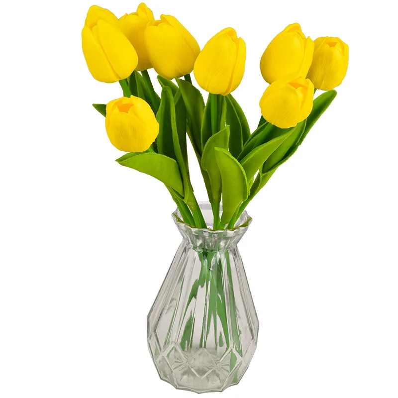 1/5/10pcs Tulip Luxury Silicone Real Touch Tulips Bouquet Decorative Artificial Flowers for Wedding Party Home Room Decorations
1/5/10pcs Tulip Luxury Silicone Real Touch Tulips Bouquet Decorative Artificial Flowers for Wedding Party Home Room Decorations