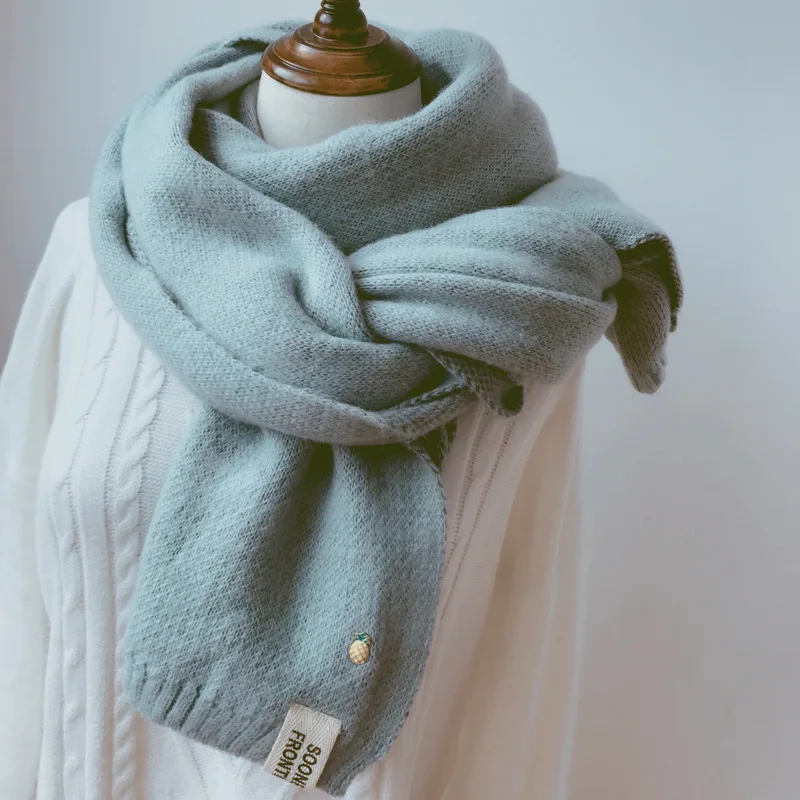 2020 Women Solid Cashmere Scarves Lady Winter Thicken Warm Soft Pashmina Shawls Wraps Pink Black Female Knitted Wool Long Scarf
2020 Women Solid Cashmere Scarves Lady Winter Thicken Warm Soft Pashmina Shawls Wraps Pink Black Female Knitted Wool Long Scarf