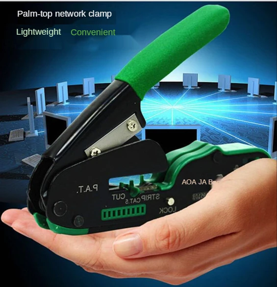 6P / 8P Network Crimping Pliers Portable Multifunctional Cable Wire Stripper cutter Terminal Crimping Pliers
6P / 8P Network Crimping Pliers Portable Multifunctional Cable Wire Stripper cutter Terminal Crimping Pliers