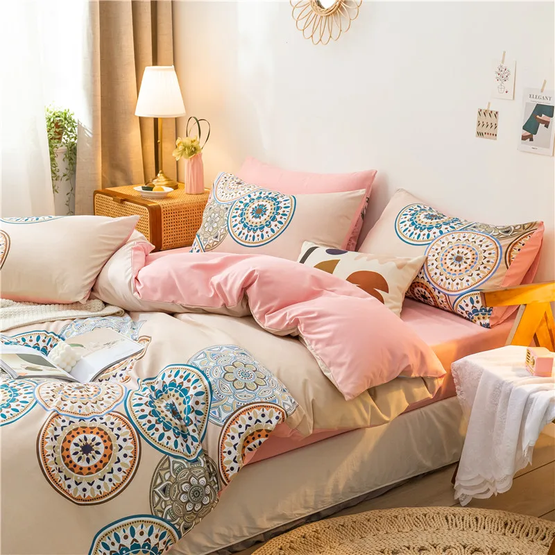 Hot Sale Dream Language Bedding Cotton Printed Pillowcase Quilt Cover Bed Sheet Queen Size Bed King Size Bed Four-Piece Set
Hot Sale Dream Language Bedding Cotton Printed Pillowcase Quilt Cover Bed Sheet Queen Size Bed King Size Bed Four-Piece Set