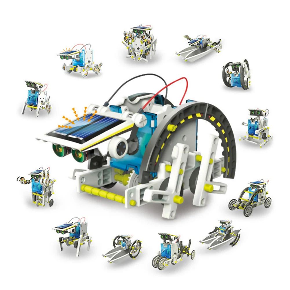 Hot Selling 13 in 1 Kids DIY Assembled Solar Robot Toys Children Educational Toys Science Learning LBV
Hot Selling 13 in 1 Kids DIY Assembled Solar Robot Toys Children Educational Toys Science Learning LBV