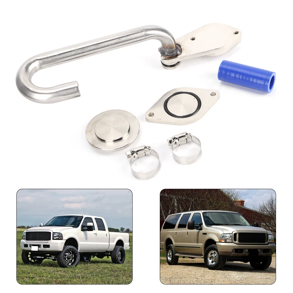 New EGR Cooler Delete Kit Car Accessory EGR Cooler Delete Kit For Ford Excursion F‑250 F‑350 F‑450 F‑550 Stainless Steel
New EGR Cooler Delete Kit Car Accessory EGR Cooler Delete Kit For Ford Excursion F‑250 F‑350 F‑450 F‑550 Stainless Steel