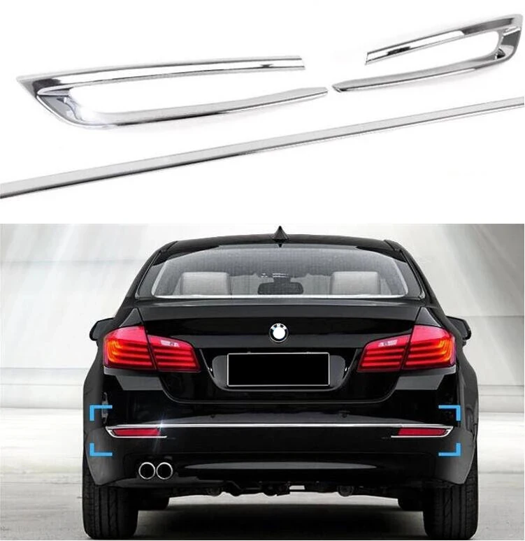 Хромированная Защитная крышка для заднего бампера BMW 5 Series F10 2014 2015 2016 ABS молдинговая крышка и противотуманные фары
Хромированная Защитная крышка для заднего бампера BMW 5 Series F10 2014 2015 2016 ABS молдинговая крышка и противотуманные фары